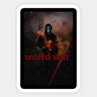 WORLD WAR Sticker